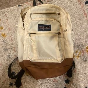 JANSPORT off-white school backpack